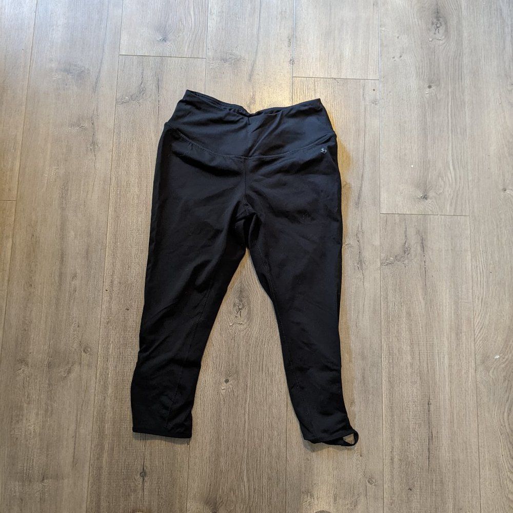 Torrid Black Crop Active Legging - Size 0